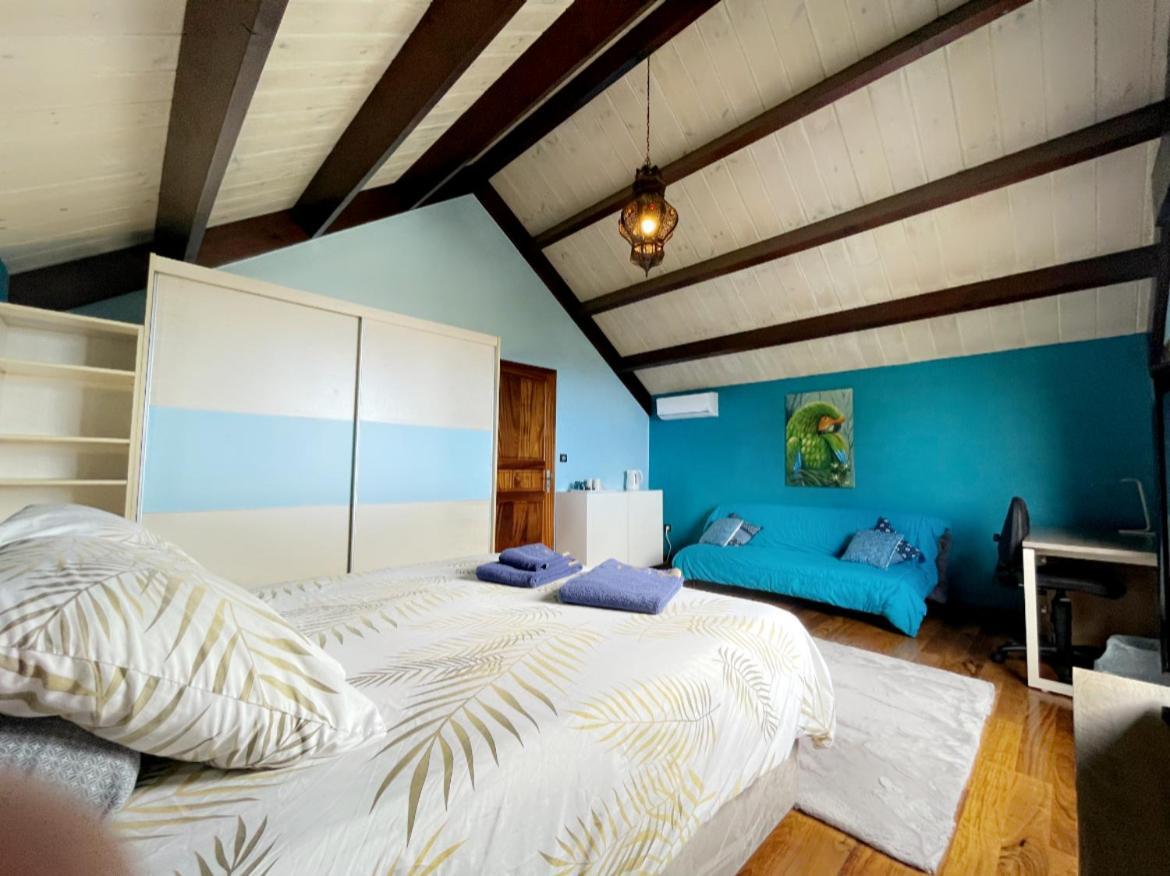Chambre "Bleu Ocean" Villa Hermes Saint Pierre Exteriör bild