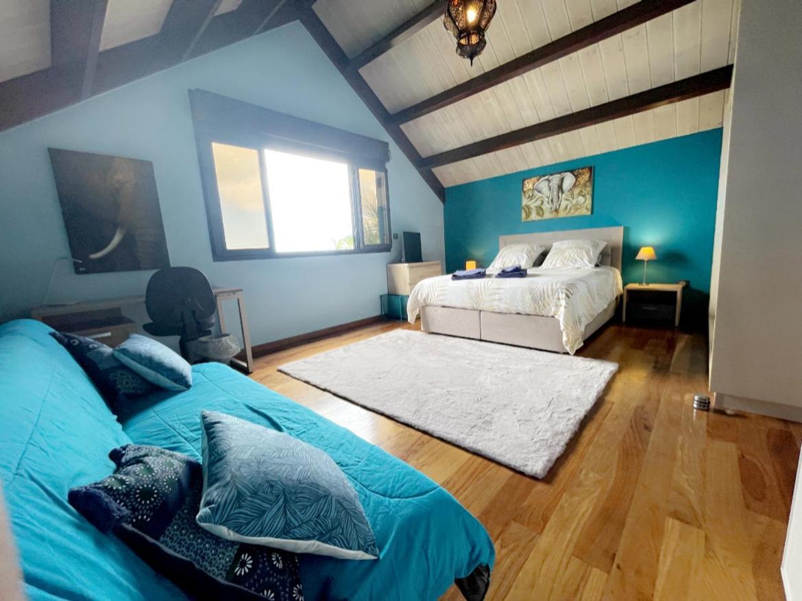 Chambre "Bleu Ocean" Villa Hermes Saint Pierre Exteriör bild